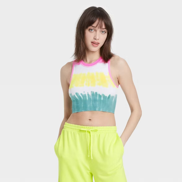 Women's High Neck Tie-Dye Bralette - Colsie™ | Target
