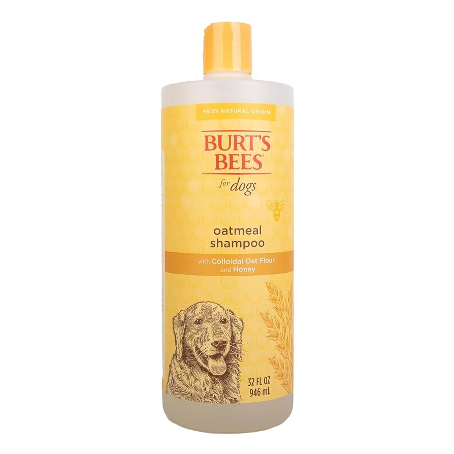 Burt's Bees for Pets Oatmeal Dog Shampoo with Colloidal Oat Flour and Honey, 95% Natural Origin F... | Amazon (US)