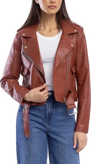 Faux Leather Moto Jacket | Nordstrom