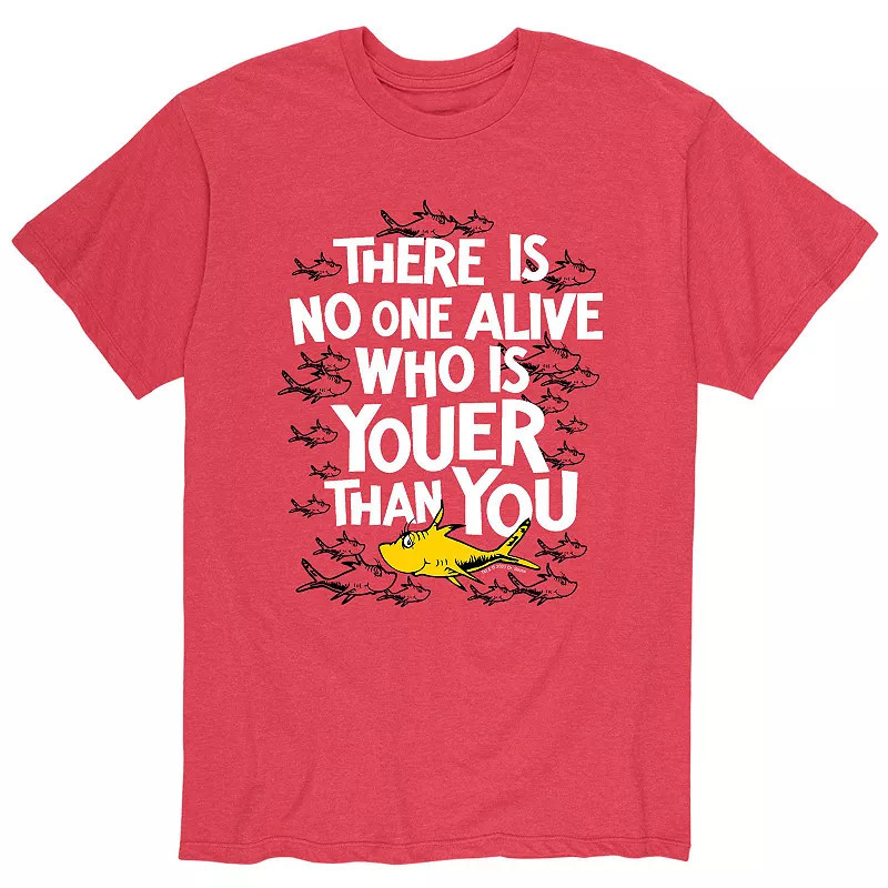 Men's Dr. Seuss No One Youer Than You, Size: XXL, Red | Kohl's