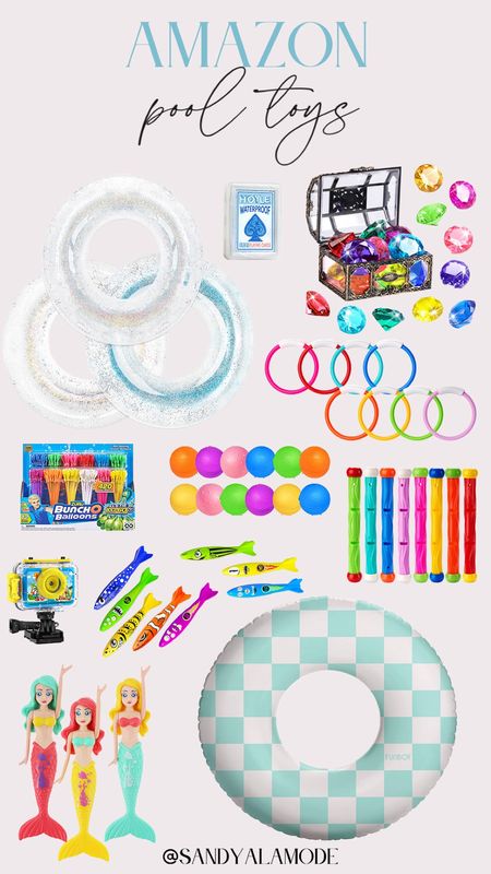 Amazon finds | Amazon pool toys | Amazon kids toys for summer | Amazon pool float | Amazon kids summer toys 

#LTKKids #LTKSeasonal #LTKFindsUnder50