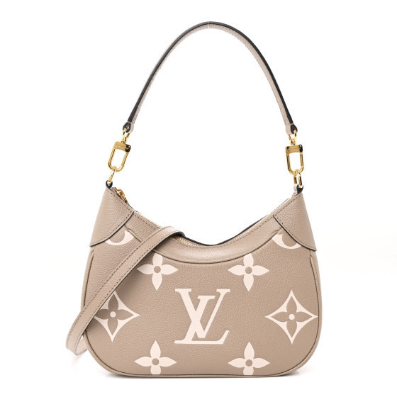 LOUIS VUITTON Empreinte Monogram Giant Bagatelle NM Tourterelle Creme | FASHIONPHILE (US)