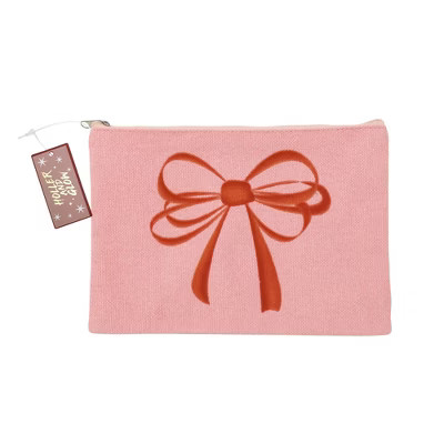 Holler and Glow Cosmetic Bag - Pink Ribbons | Target