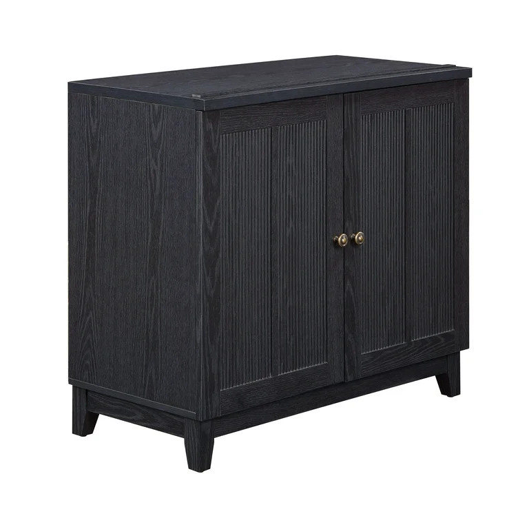 My Texas House Ellison Modular TV Console, Rich Black Finish | Walmart (US)