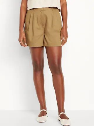 Extra High-Waisted Taylor Trouser Shorts -- 5-inch inseam | Old Navy (US)