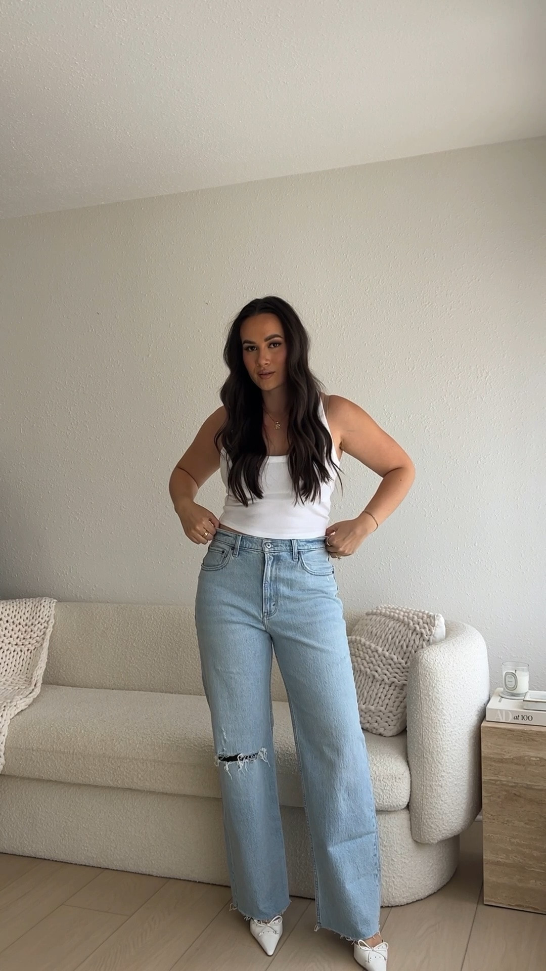 Must have ripped jeans from the Abercrombie Denim Sale - so comfy and the perfect closet staple!

#LTKSeasonal #LTKootd #LTKSaleAlert