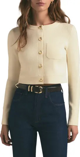Favorite Daughter The Quinn Crop Rib Cardigan | Nordstrom | Nordstrom