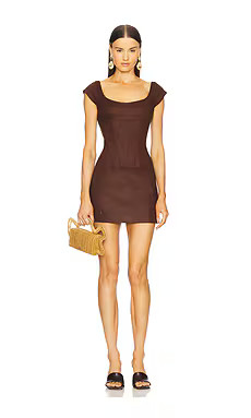 Cult Gaia Mickie Dress in Java from Revolve.com | Revolve Clothing (Global)