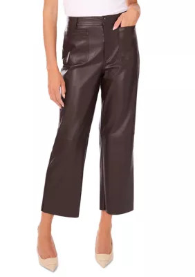 Women's Vegan Leather Wide Leg Pants | Belk