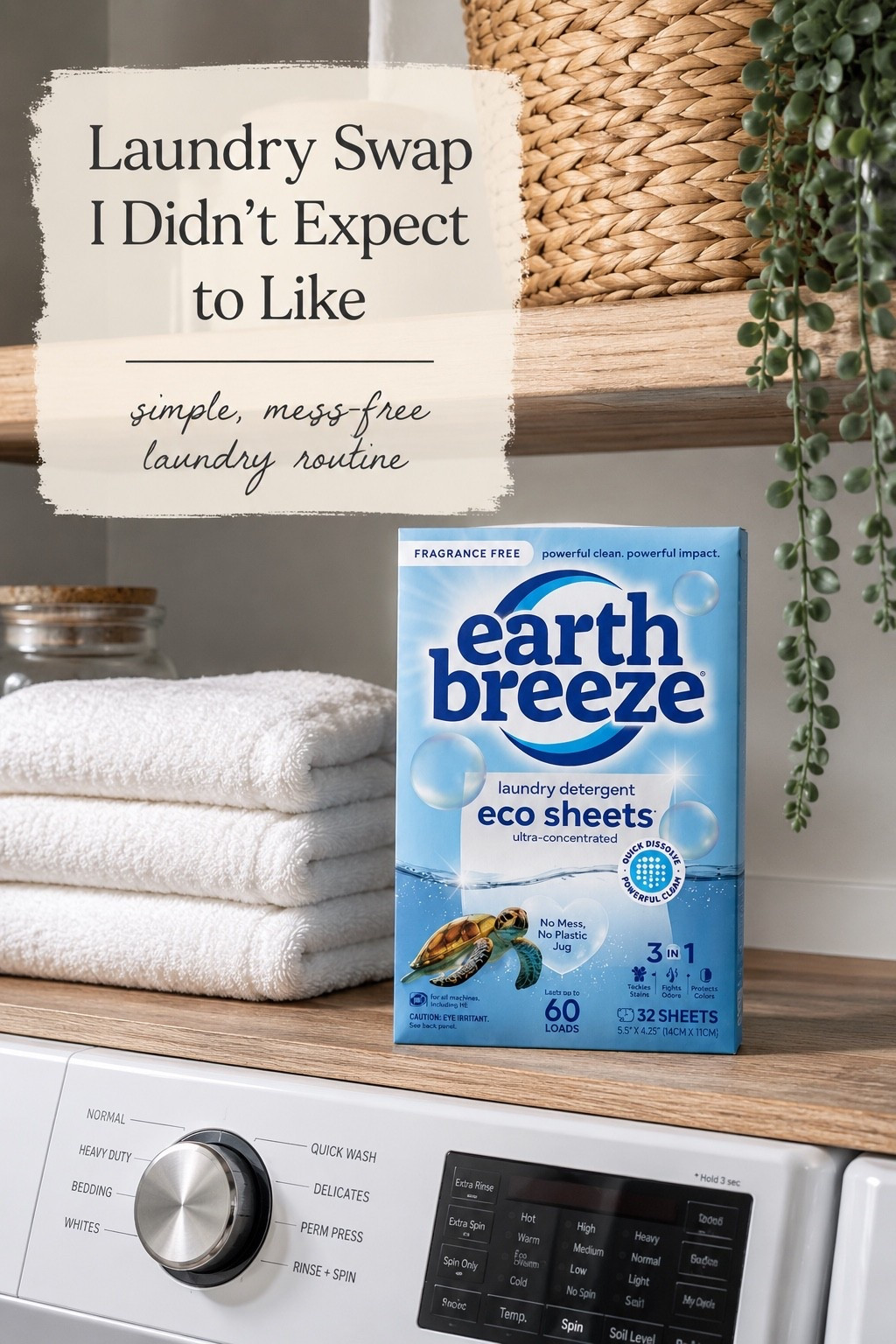 Simple laundry swap I didn’t expect to like 🤍 These fragrance-free detergent sheets are lightweight, mess-free, and take up hardly any space. Great for everyday loads, travel, and simplifying the laundry room.

#LTKhome #LTKfinds #laundryroom #amazonfinds #laundryroutine