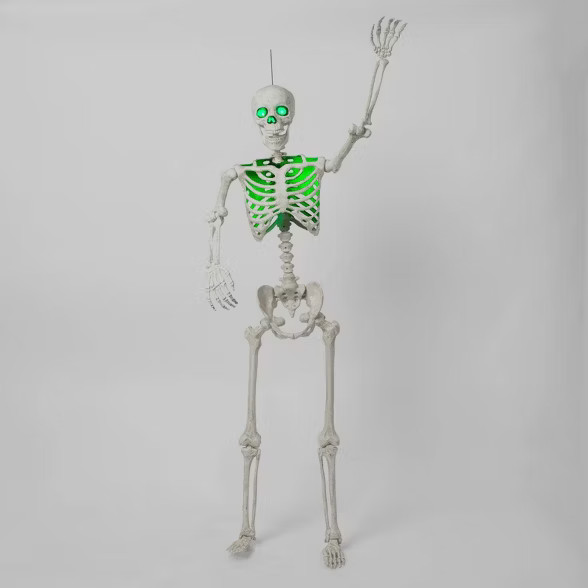 Lit Posable Lifesize Skeleton XL Halloween Decorative Mannequin - Hyde & EEK! Boutique™ | Target