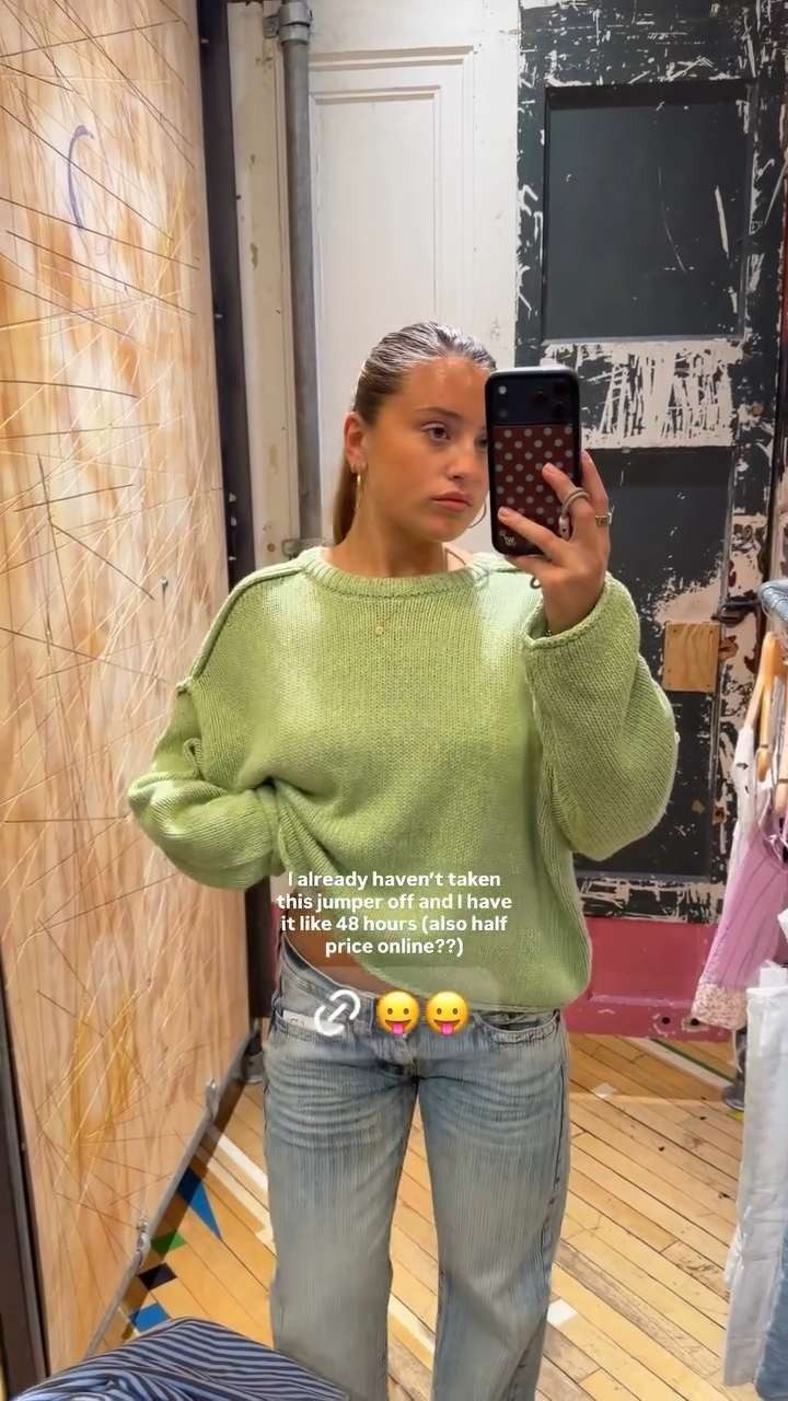 haven't taken this off 🥝

knitwear, spring knitwear, spring jumper, green jumper, comfy outfit, spring outfit 

 #LTKuk #LTKspring #LTKsummer