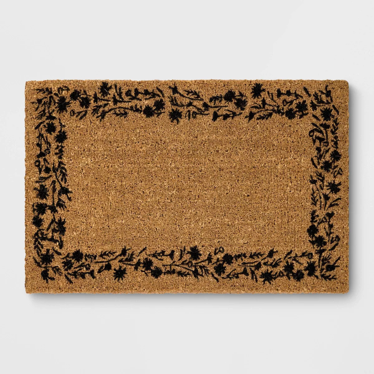 1'11"x2'11" Floral Border Estate Doormat Beige - Threshold™ designed with Studio McGee | Target