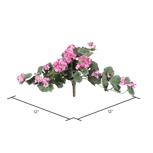 Artificial Geranium Hanging Bush | Wayfair North America