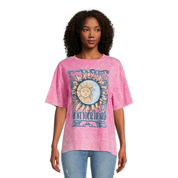 No Boundaries Juniors Screen T-Shirt | Walmart (US)