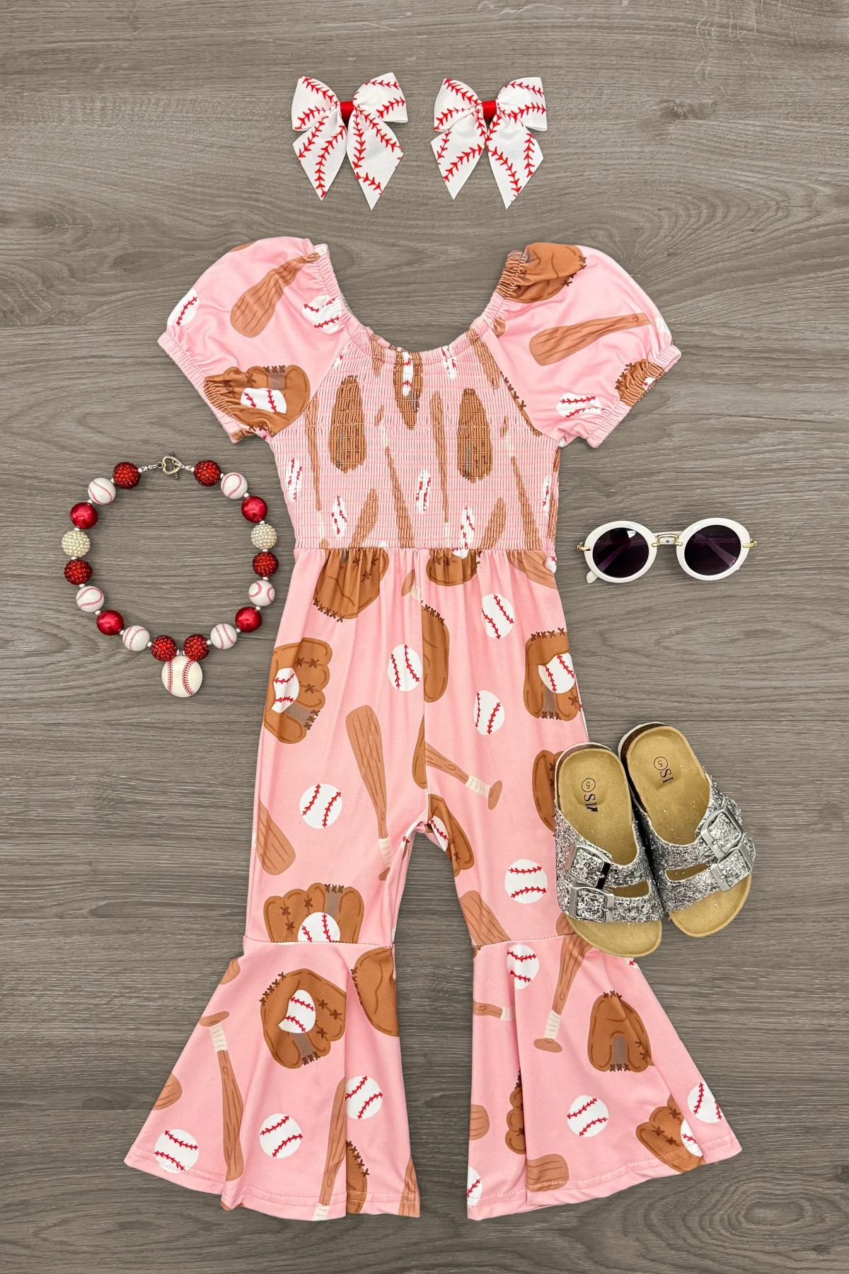 Pink Baseball Jumpsuit | Sparkle In Pink
