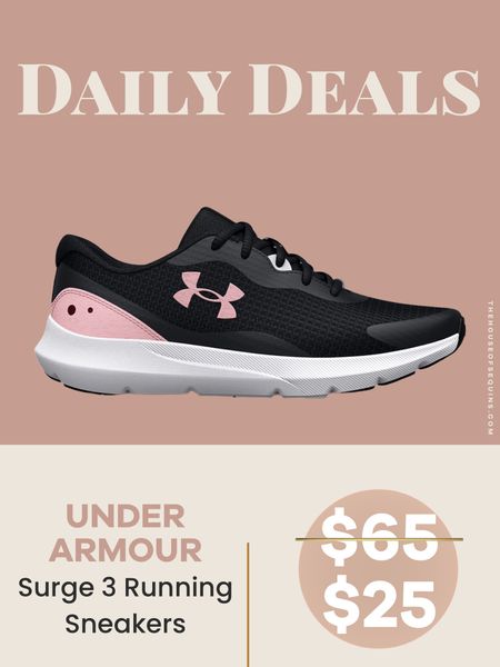 Under Amour Running Sneakers NOW $25! 

#LTKsalealert #LTKunder50 #LTKfit