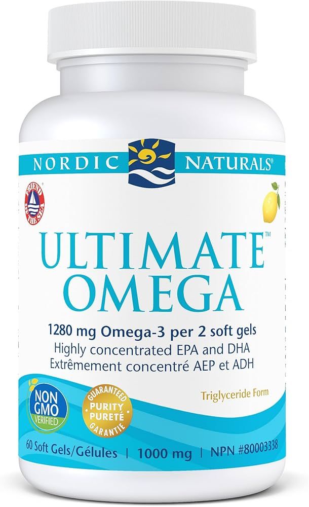 Nordic Naturals Ultimate Omega SoftGels - Omega-3 Supplement, Concentrated Fish Oil With More DHA... | Amazon (CA)