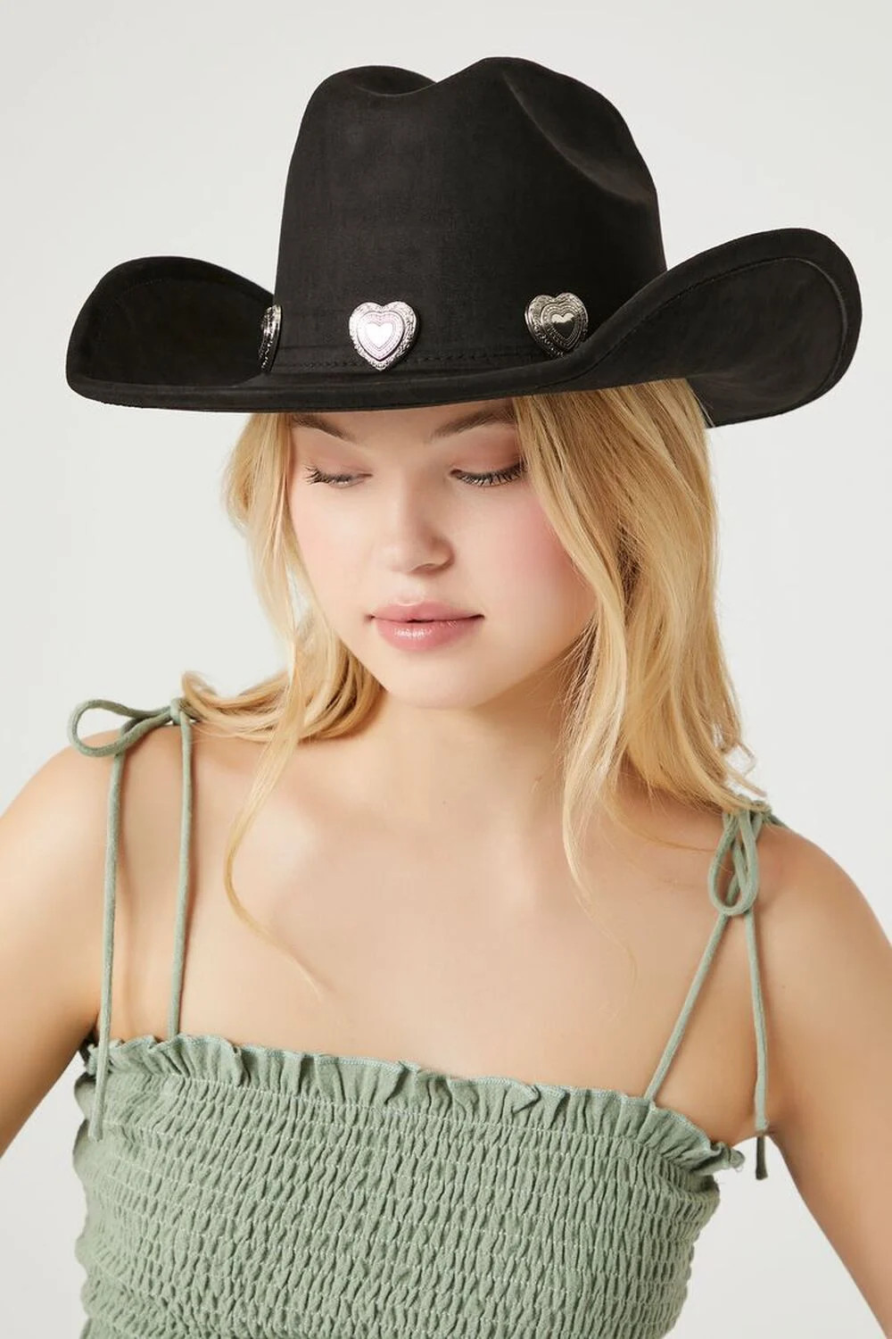 Heart-Pendant Cowboy Hat | Forever 21 (US)