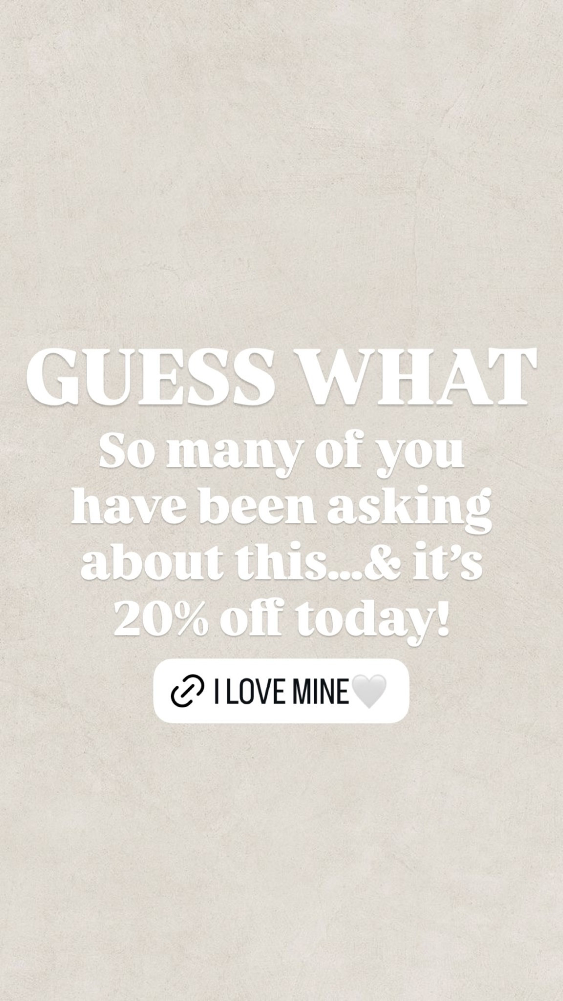 So many of you have been asking about this…& it’s 20% off today! 