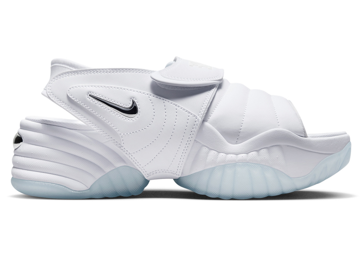 Nike Air Adjust Force Sandal (Women's) Sneakers in White/Metallic Silver | StockX