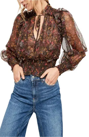 Printed Long Sleeve Top | Nordstrom Rack