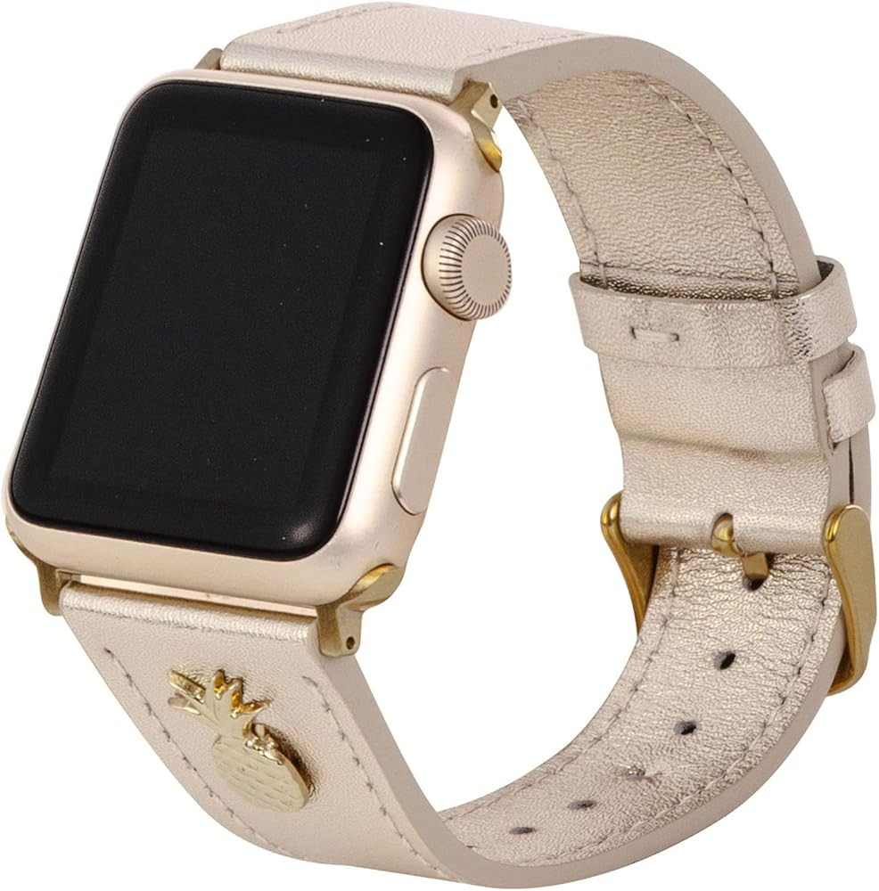 Lilly Pulitzer Geniune Leather Watch Band Sized to Fit 42mm, 44mm, & 45mm Smartwatches, Compatibl... | Amazon (US)