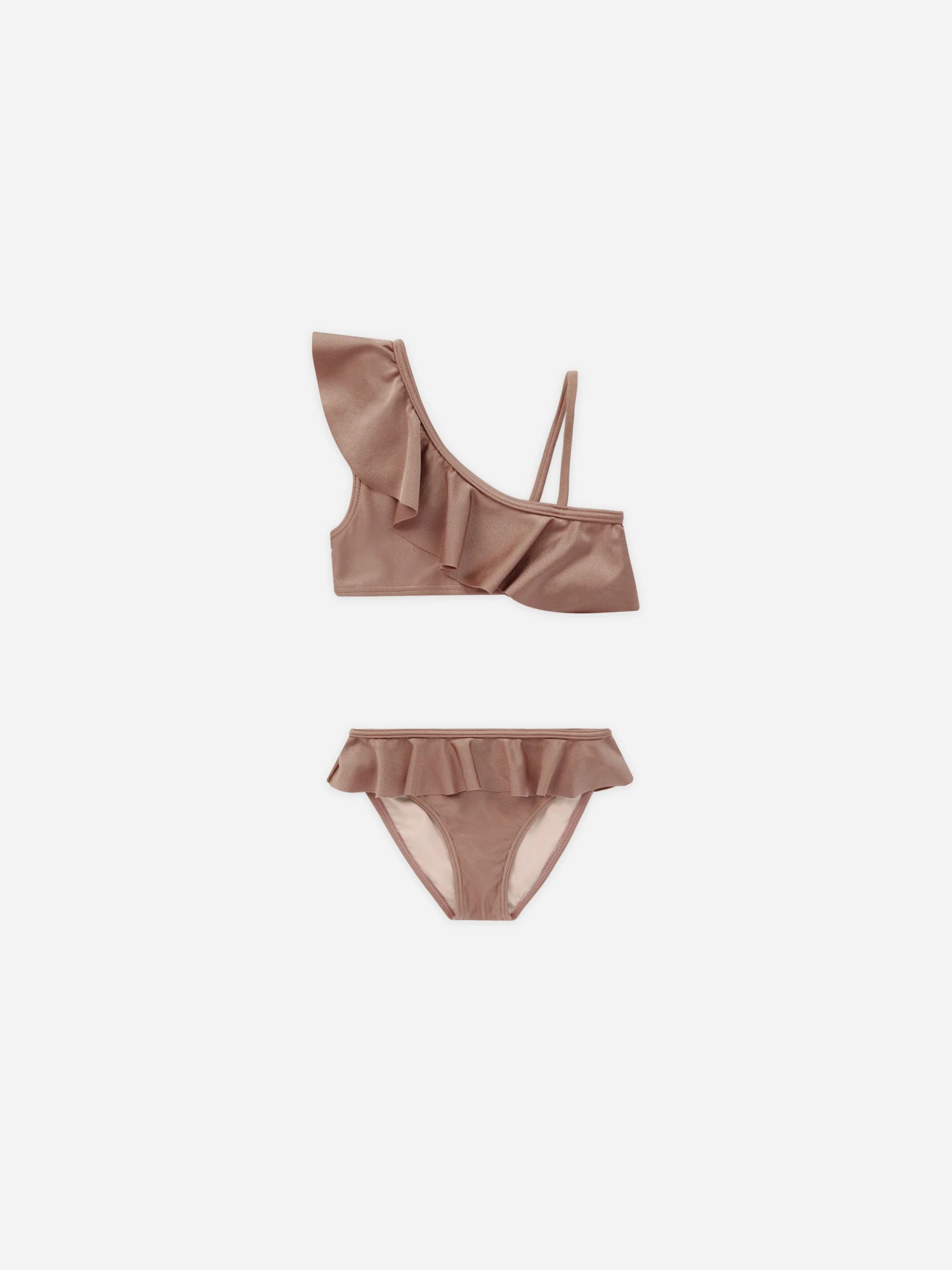 Skirted Bikini || Mulberry Shimmer | Rylee + Cru