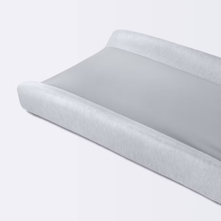 Wipeable Changing Pad Cover - Solid Heather Gray - Cloud Island™ | Target
