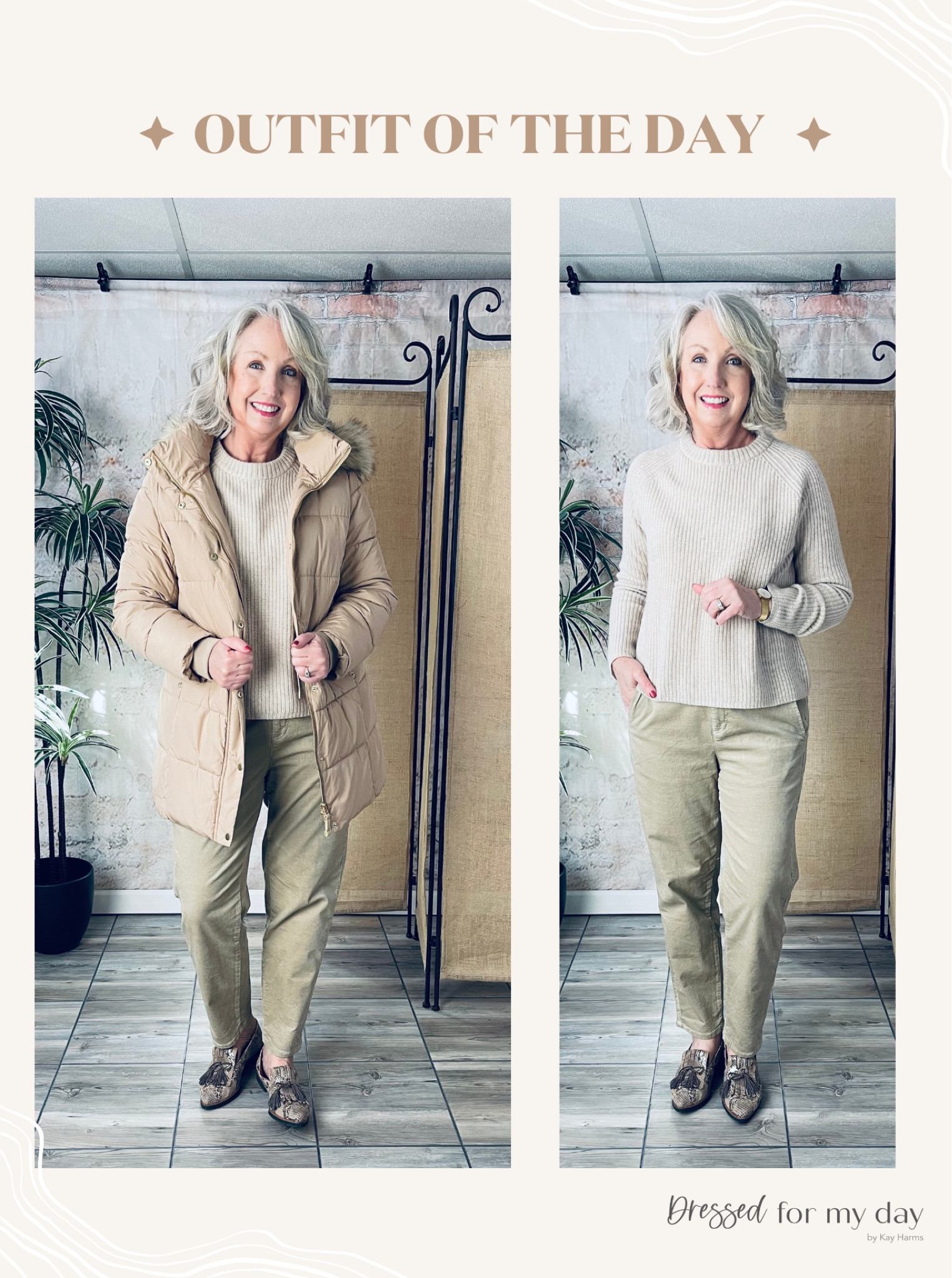 I love wearing all neutrals. These cords are sold out but I found others that are similar  

#LTKstyletip