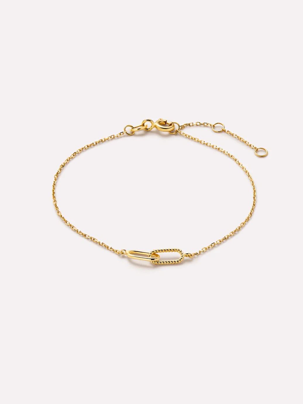 Gold Twisted Link Bracelet | Ana Luisa