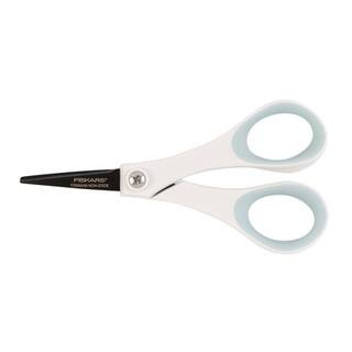 12 Pack: Fiskars® Nonstick Titanium Softgrip® Detail Scissors in Gray | 5" | Michaels® | Michaels Stores