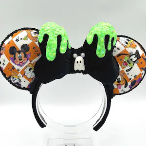 Spooky Mickey Ears, Mickey and Friends Halloween Headband | Etsy (Global)