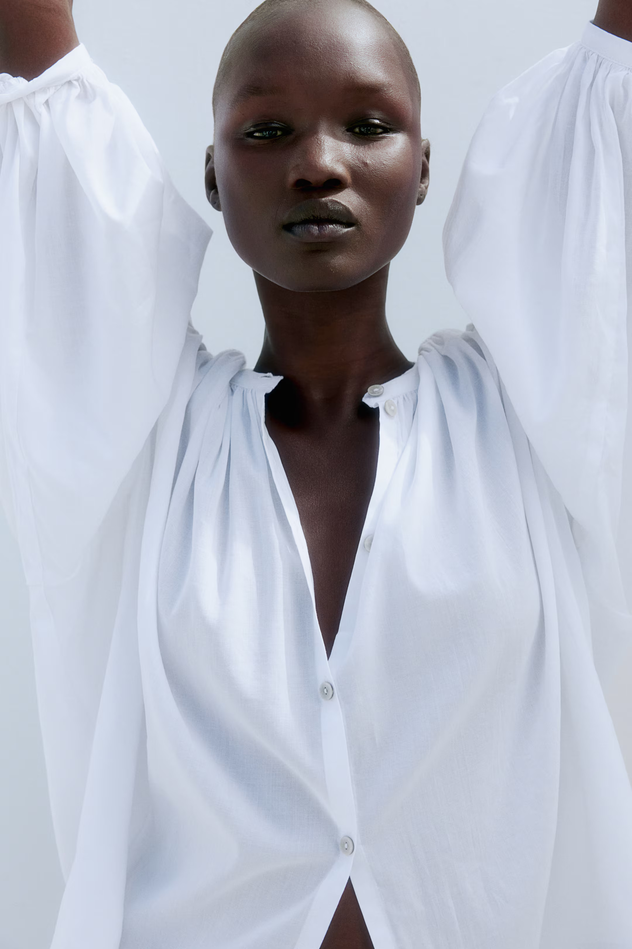 Balloon-sleeved Blouse | H&M (US + CA)