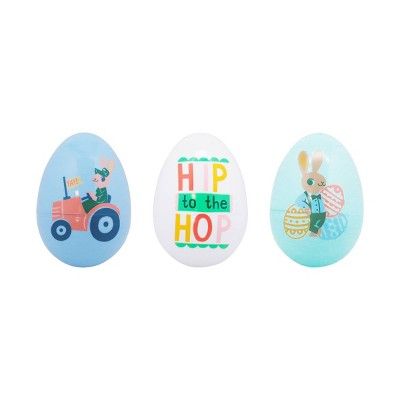 3ct Hip To The Hop Bunny Character Easter Plastic Eggs - Spritz™ | Target