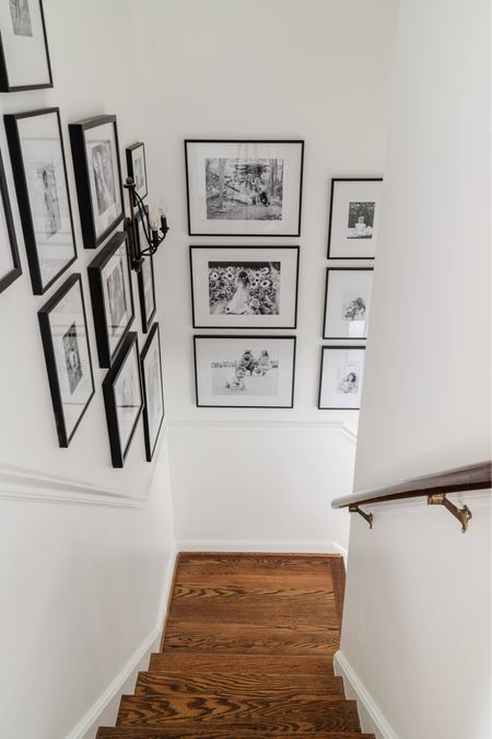 Gallery wall frames in our stairwell! 

#GalleryWall #Frames #FramedArt #FamilyPhotos

#LTKhome