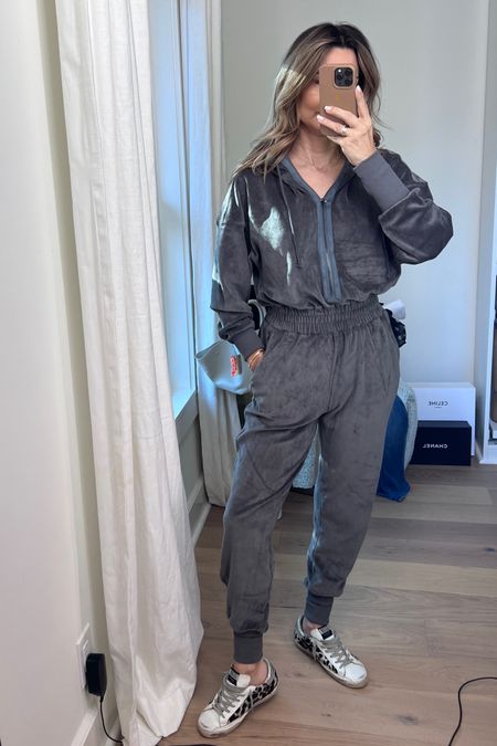 Freepeople movement jumpsuit. So cozy!! Layer a turtleneck under fur more warmth. Wear a sports br under and leave zipper open when your warm! 

#LTKfit #LTKstyletip #LTKtravel