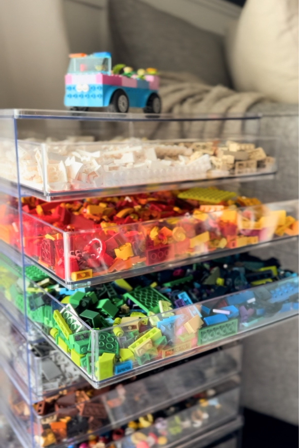 the most satisfying organization project in the playroom to date 😍💙 Bentley helped me organize an entire bin of Legos so we could easily find what we need while building! 

If you have a little one that loves legos, highly recommend these organizers! 

Follow @aclassyfashionista for more organization inspiration ✨

#aclassyfashionista #legoorganization #legofan #legolife #legocreator #legoideas #legocollection #homeorganization #homeorganizer #homeorganizing #targetstyle #targethome #targethomestyle 

#LTKKids #LTKHome #LTKFamily