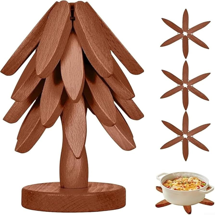 Trivets for hot pots and Pans,Coasters Set of 4, Wooden Trivets for Hot Dishes,Trivets for Hot Di... | Amazon (CA)