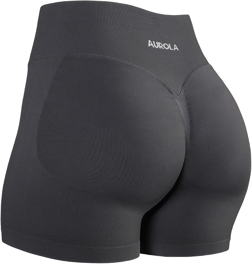 AUROLA Influence Workout Shorts for Women,2.5 3.5 4.5 5.5 6.5 No Roll Up Squat Proof Scrunch Seam... | Amazon (US)