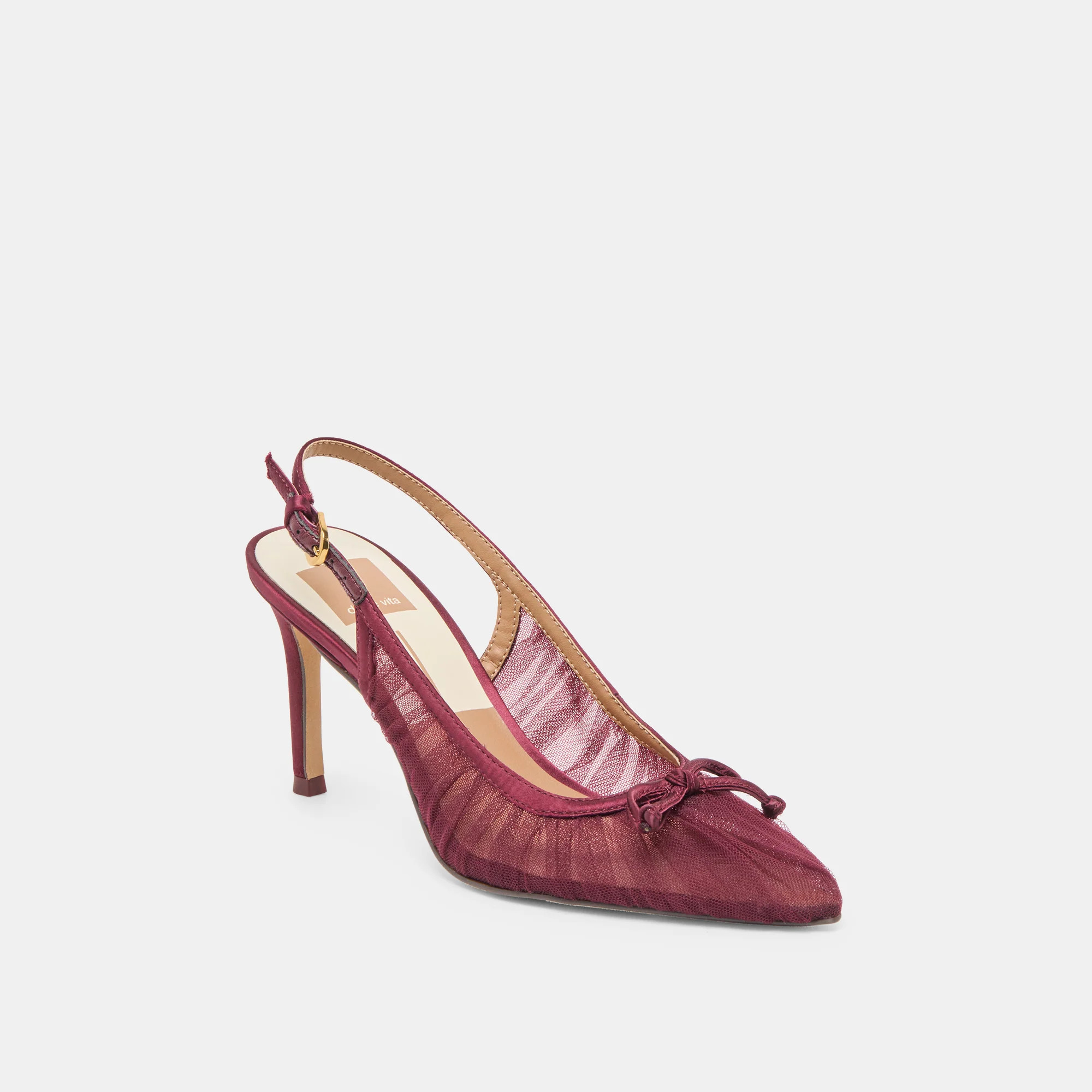 Yela Cranberry Tulle Heels | Dolce Vita | DolceVita.com