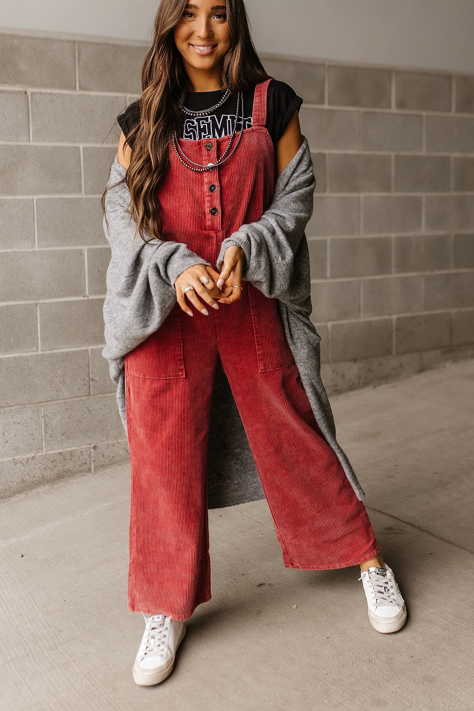 Theo Overalls - Vintage Brick | Mindy Mae's Market