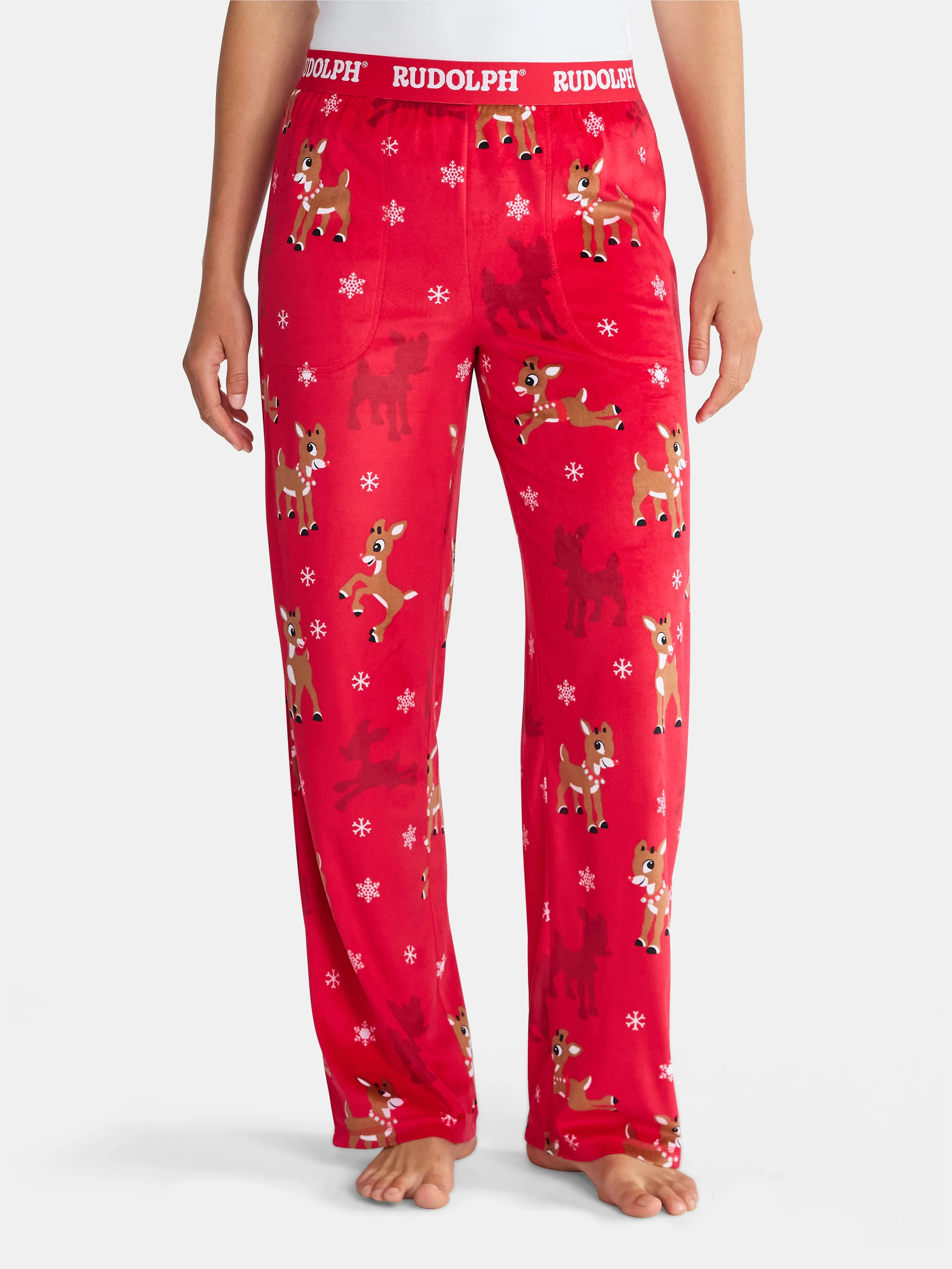 License Ladies Rudolph Pajama Pant, Sizes XS-3X | Walmart (US)
