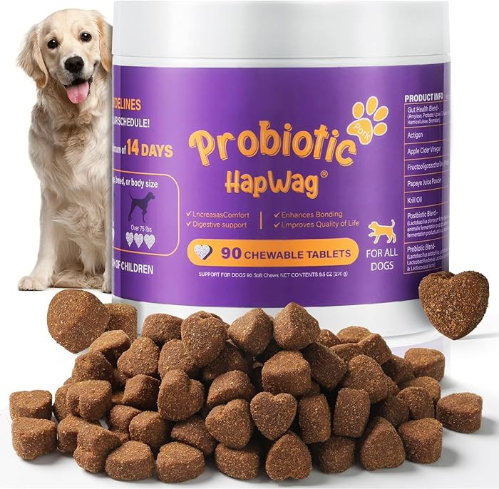 Probiotics for All Breeds and Ages Dogs, Support Gut Digestive Health, Anti Diarrhea, Constipatio... | Amazon (US)