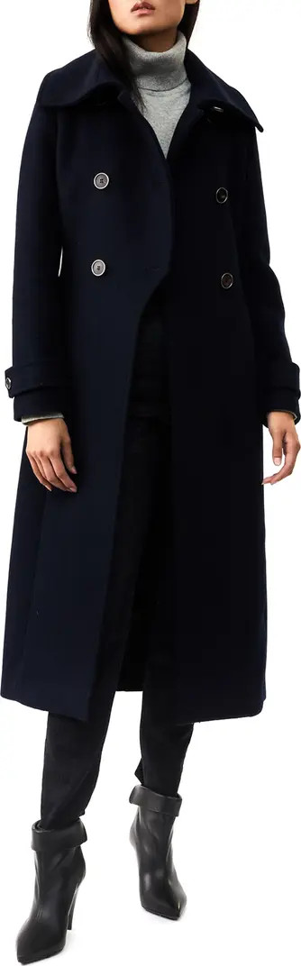 Elodie Double Breasted Military Maxi Coat | Nordstrom