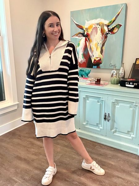 Pink Blush Maternity is up to 50% off sitewide with code: BLACKFRIDAY.
Wearing a small in this sweater dress and am currently 16 weeks pregnant! It will work perfectly even after baby. 

#LTKCyberWeek #LTKsalealert