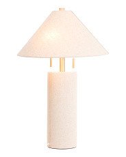 26in Blythe Linen Wrapped Table Lamp | TJ Maxx