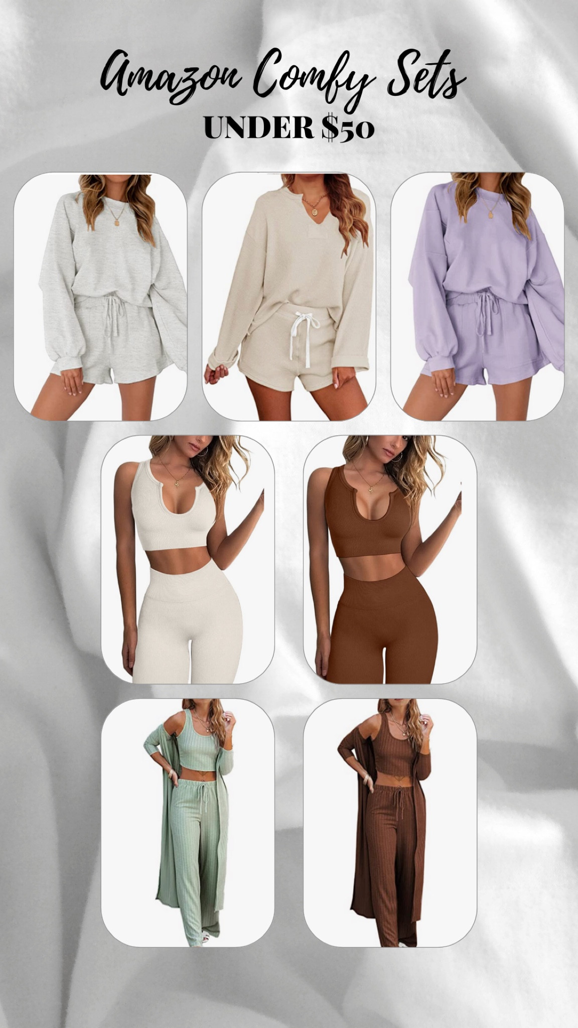 Amazon, Amazon lounge sets, lounge, lounge set, comfy, comfies, homebody, sweatshirt, sweats, athleisure 

#LTKunder50