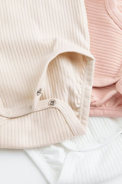 3-pack Ribbed Bodysuits | H&M (US + CA)