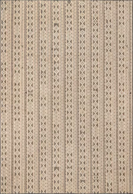 Tucana Tribal Striped Indoor/Outdoor Beige Rug | Rugs USA